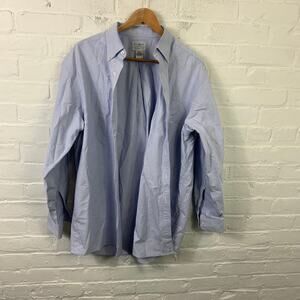 L.L. Bean Men's Casual Button-Down Shirt Traditional Fit Gray Size Large